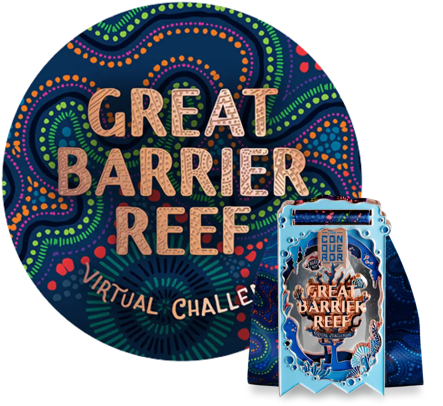 Great Barrier Reef Virtual Challenge | Entry + Medal