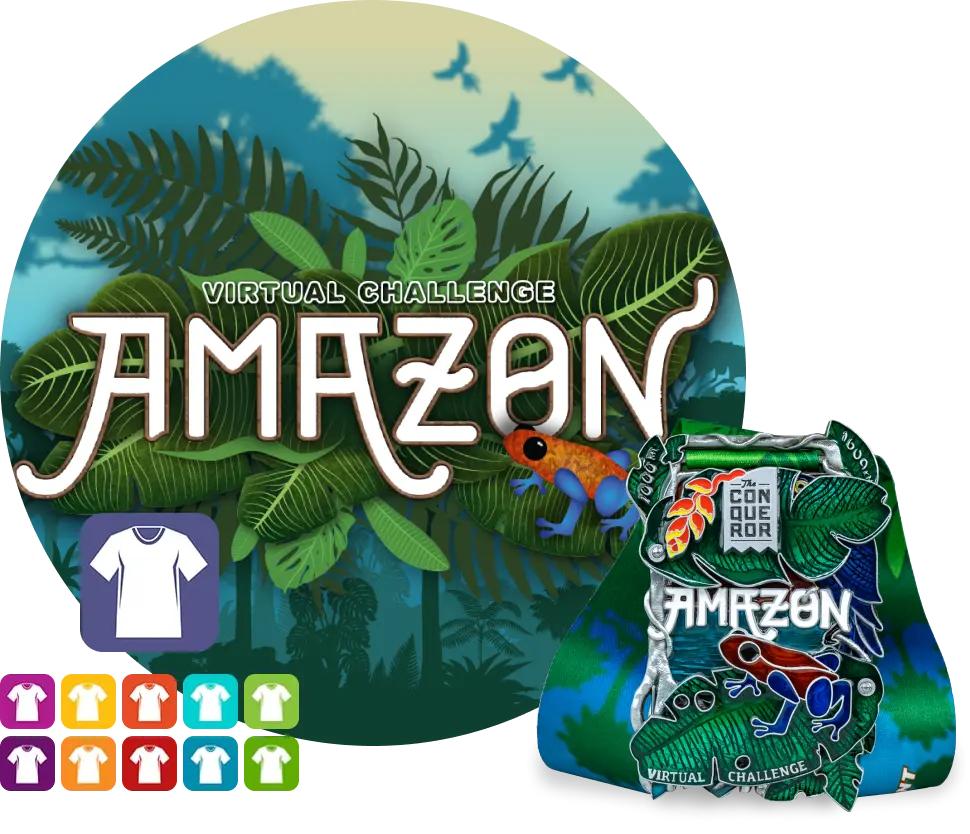 Amazon Rainforest Virtual Challenge | Inscripción + Medalla + Ropa