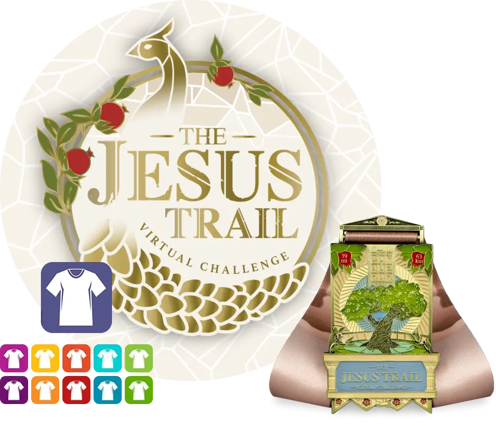 Jesus Trail Virtual Challenge | Entry + Medal + Apparel