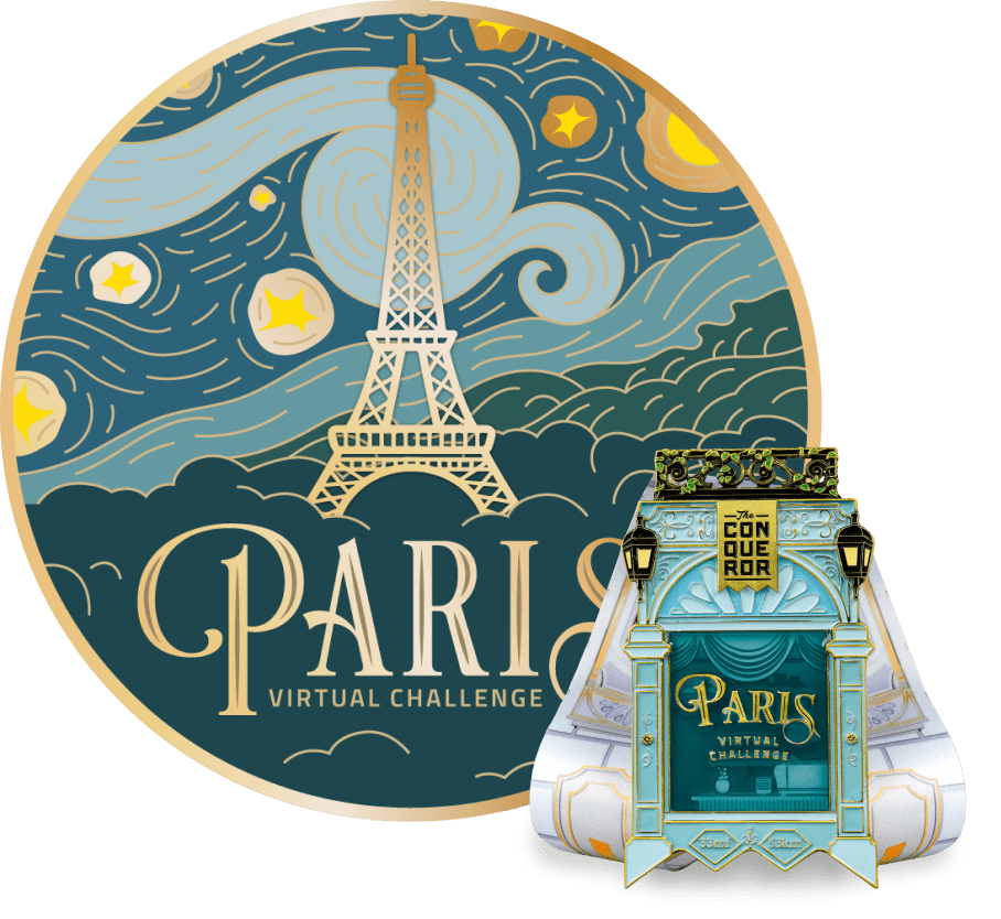 Paris Virtual Challenge | Eintritt + Medaille