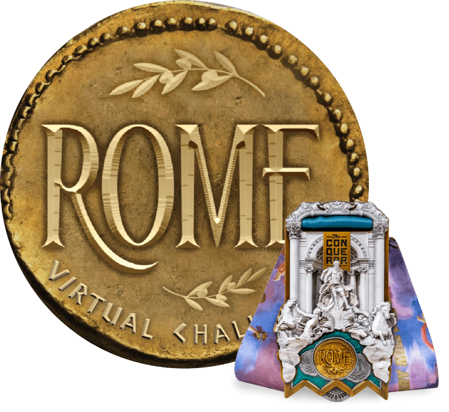 Rom Virtuelle Herausforderung | Eintritt + Medaille