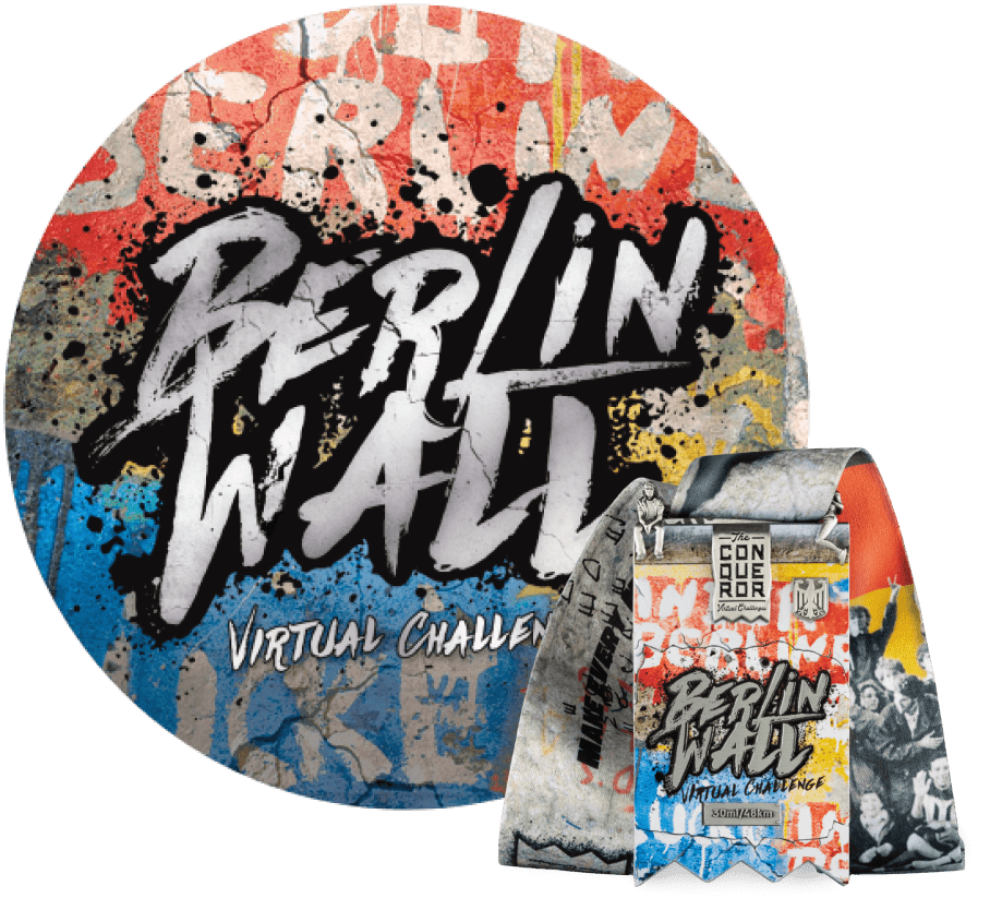 Desafío Virtual del Muro de Berlín | Entrada + Medalla