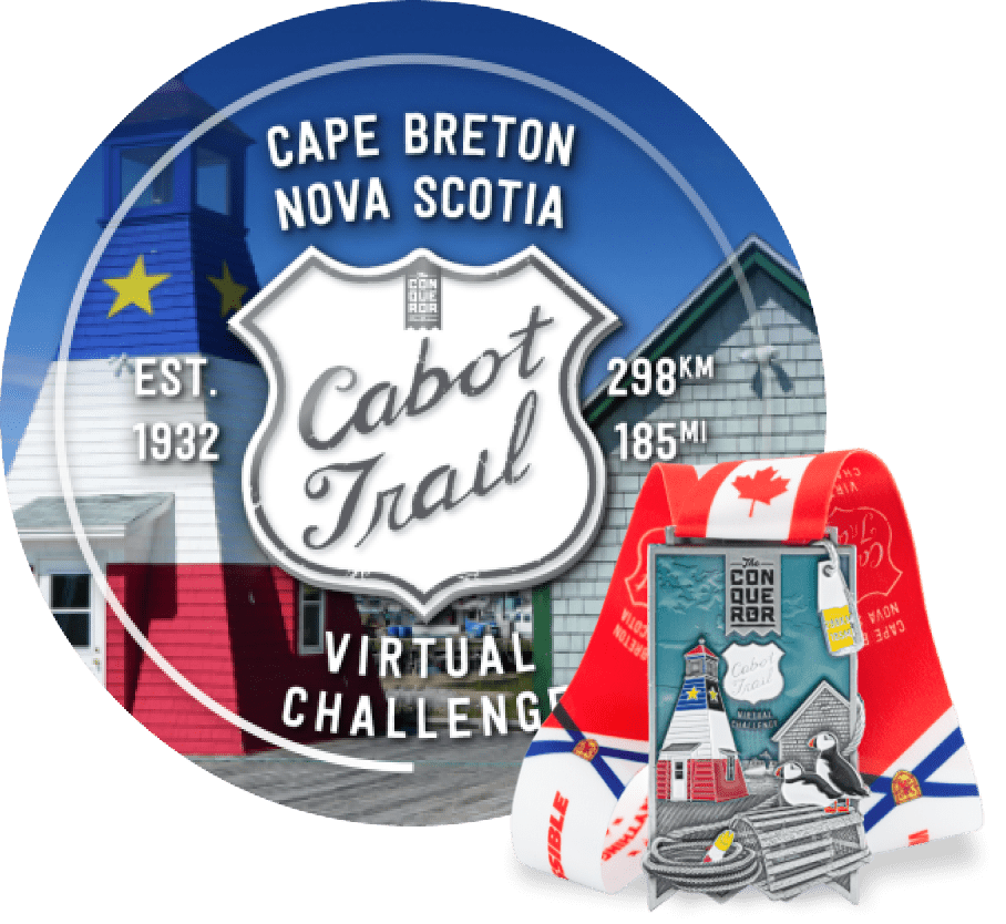 Cabot Trail Virtuelle Challenge | Anmeldung + Medaille