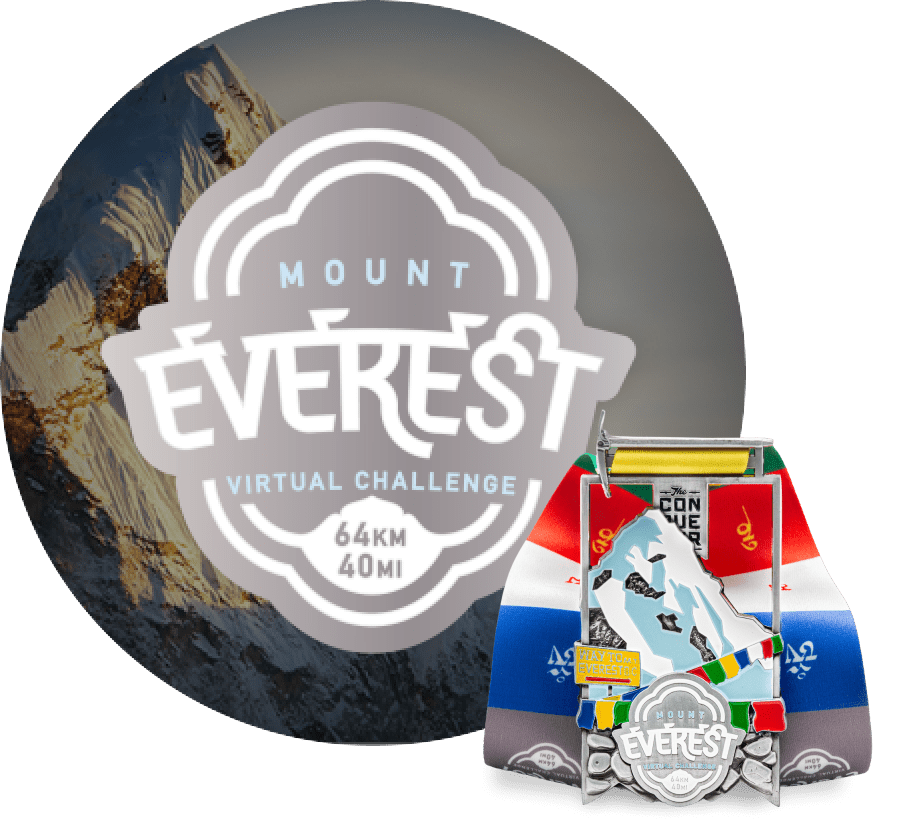Mount Everest Virtual Challenge | Anmeldung + Medaille