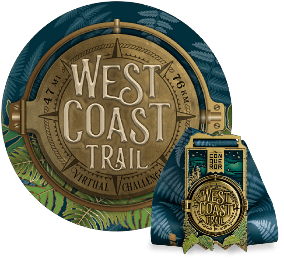 West Coast Trail Virtual Challenge | Inscripción + Medalla