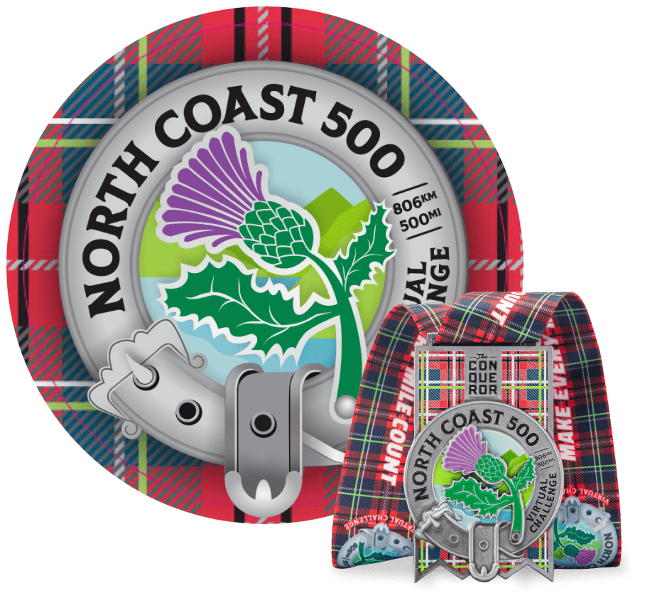 North Coast 500 Virtual Challenge | Eintritt + Medaille