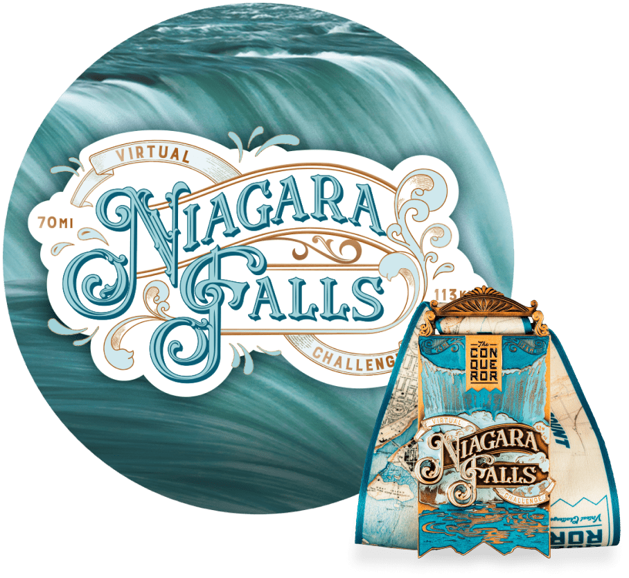 Niagara Falls Virtual Challenge | Eintritt + Medaille