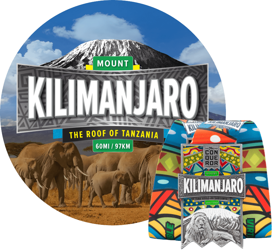 Mount Kilimanjaro Virtual Challenge | Entry + Medal