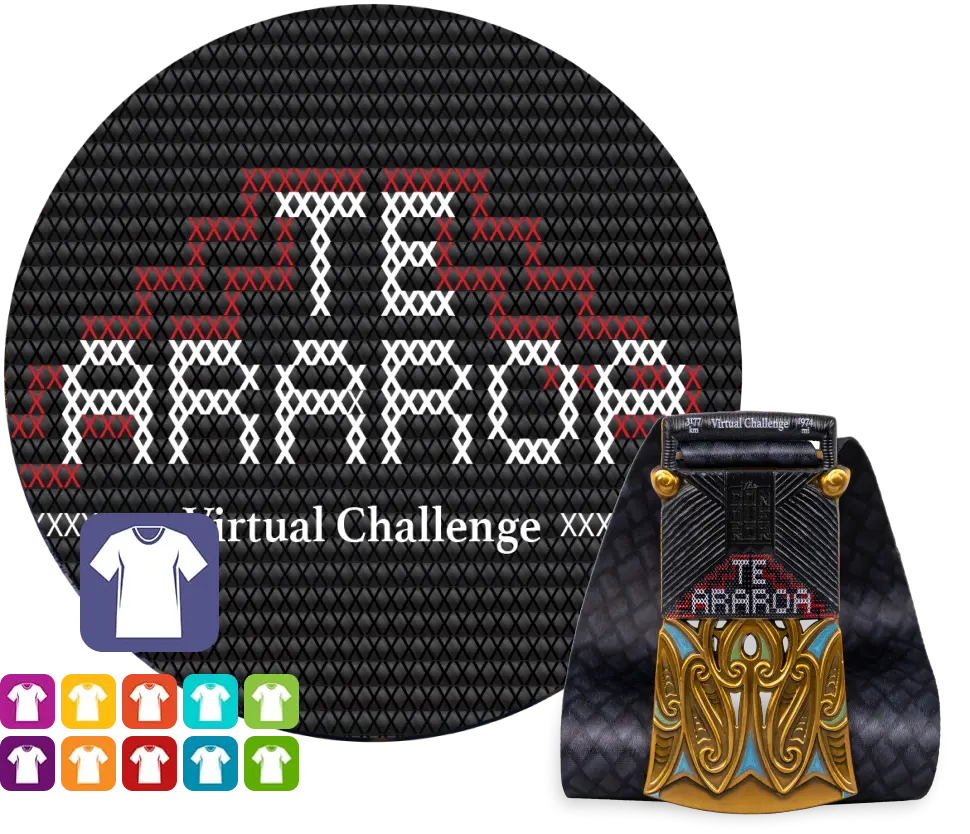 Te Araroa Virtual Challenge | Teilnahme + Medaille + Kleidung