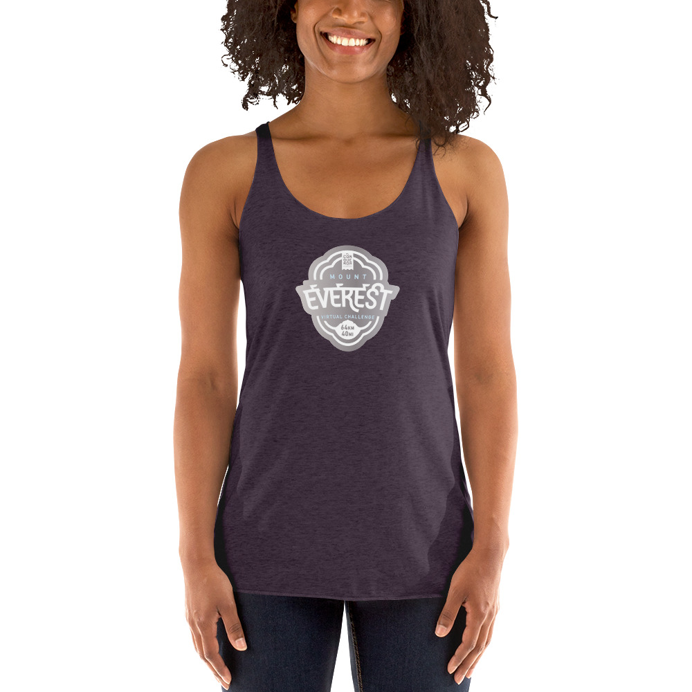 Mt Everest Virtual Challenge | Women’s Racerback Tank | The Conqueror ...