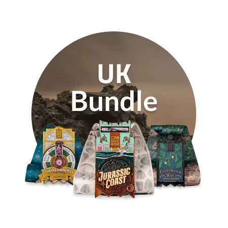 UK Bundle: Jurassic, Cotswold, South Downs Way | 3x Entry + 3x Medal