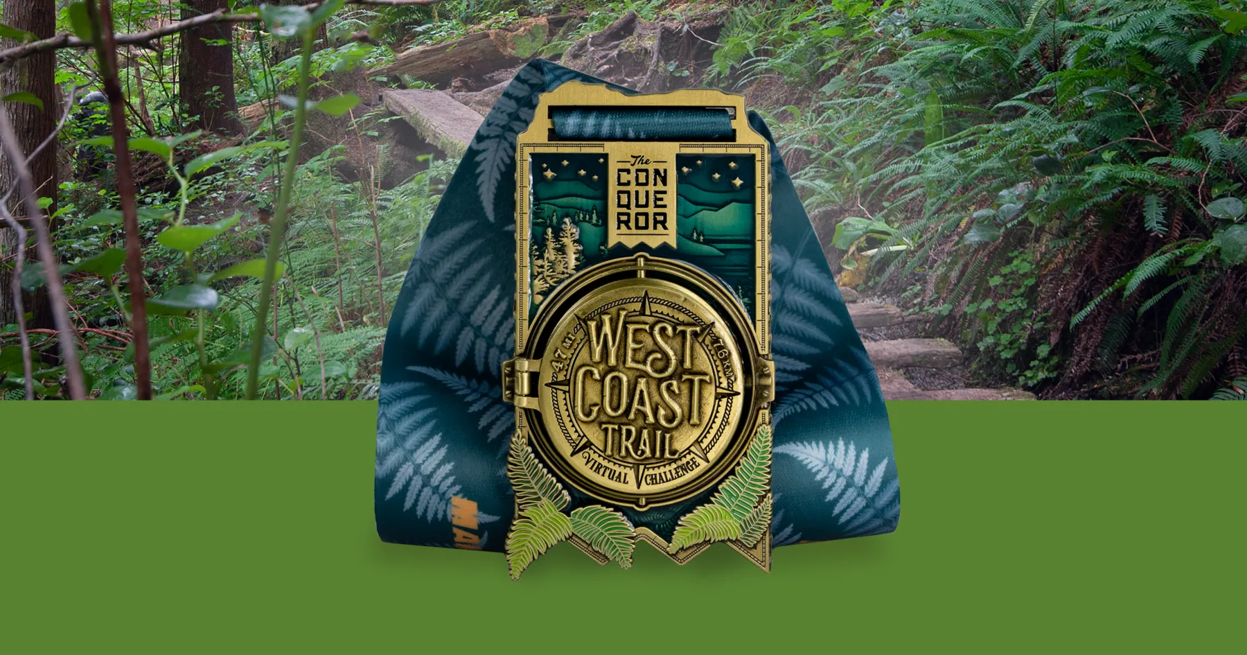 Médaille Le Conquérant - Défi Virtuel Kokoda Trail - The Conqueror - Neuve