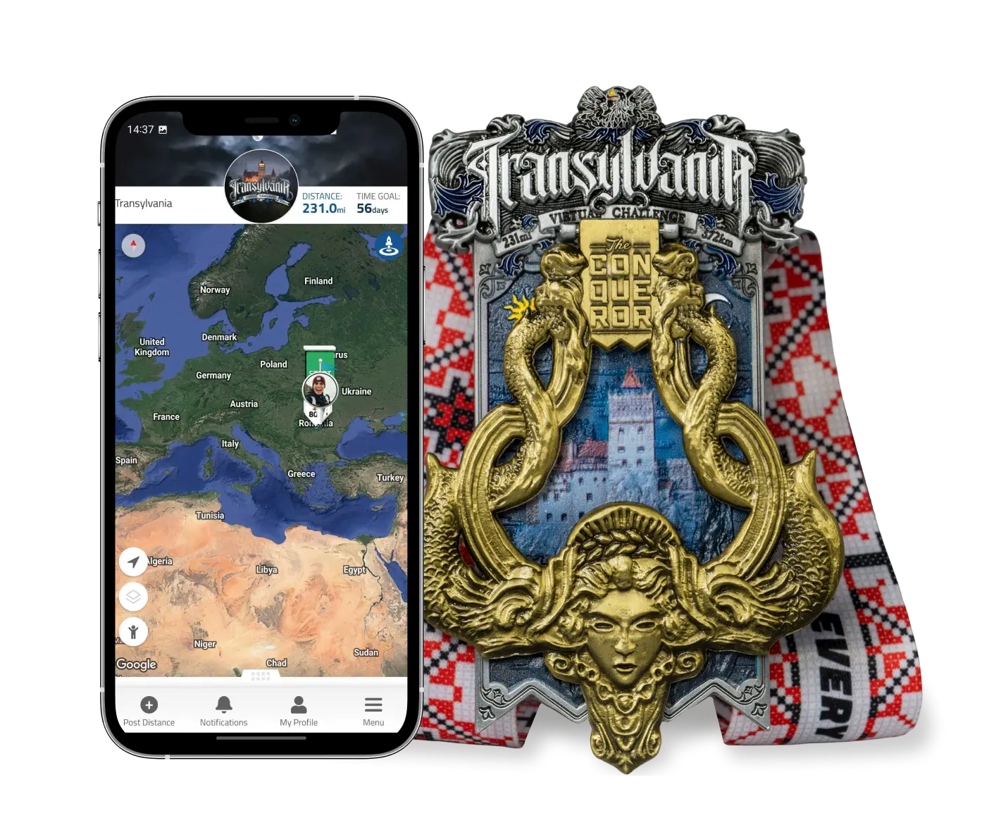 virtual challenge medal image