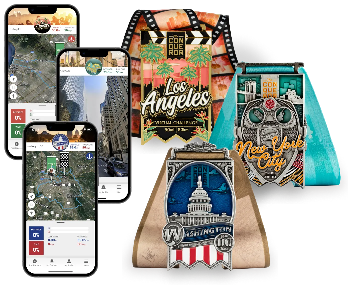 virtual challenge medal image