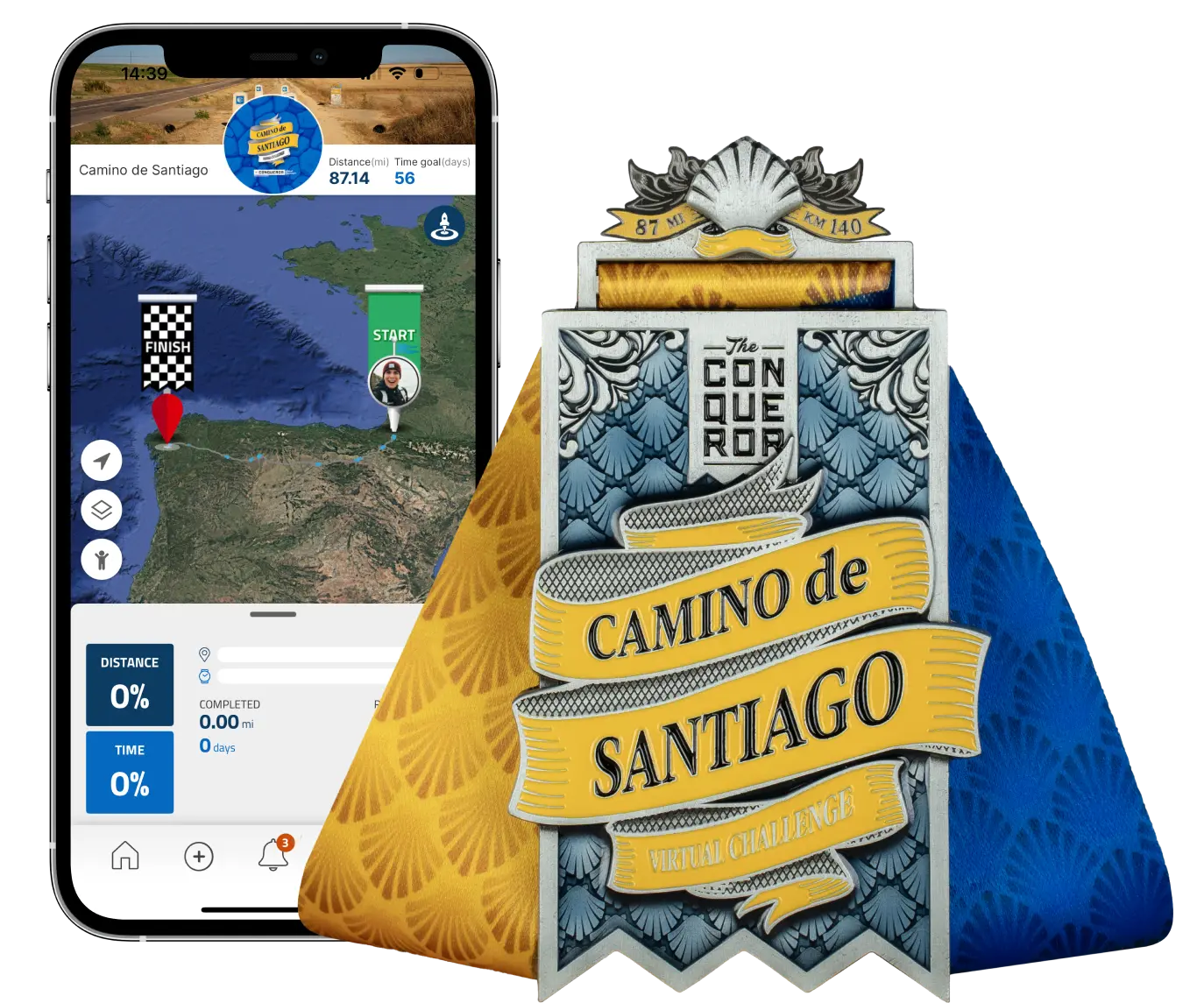 virtual challenge medal image