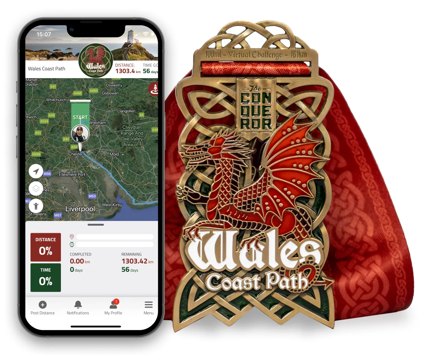 virtual challenge medal image